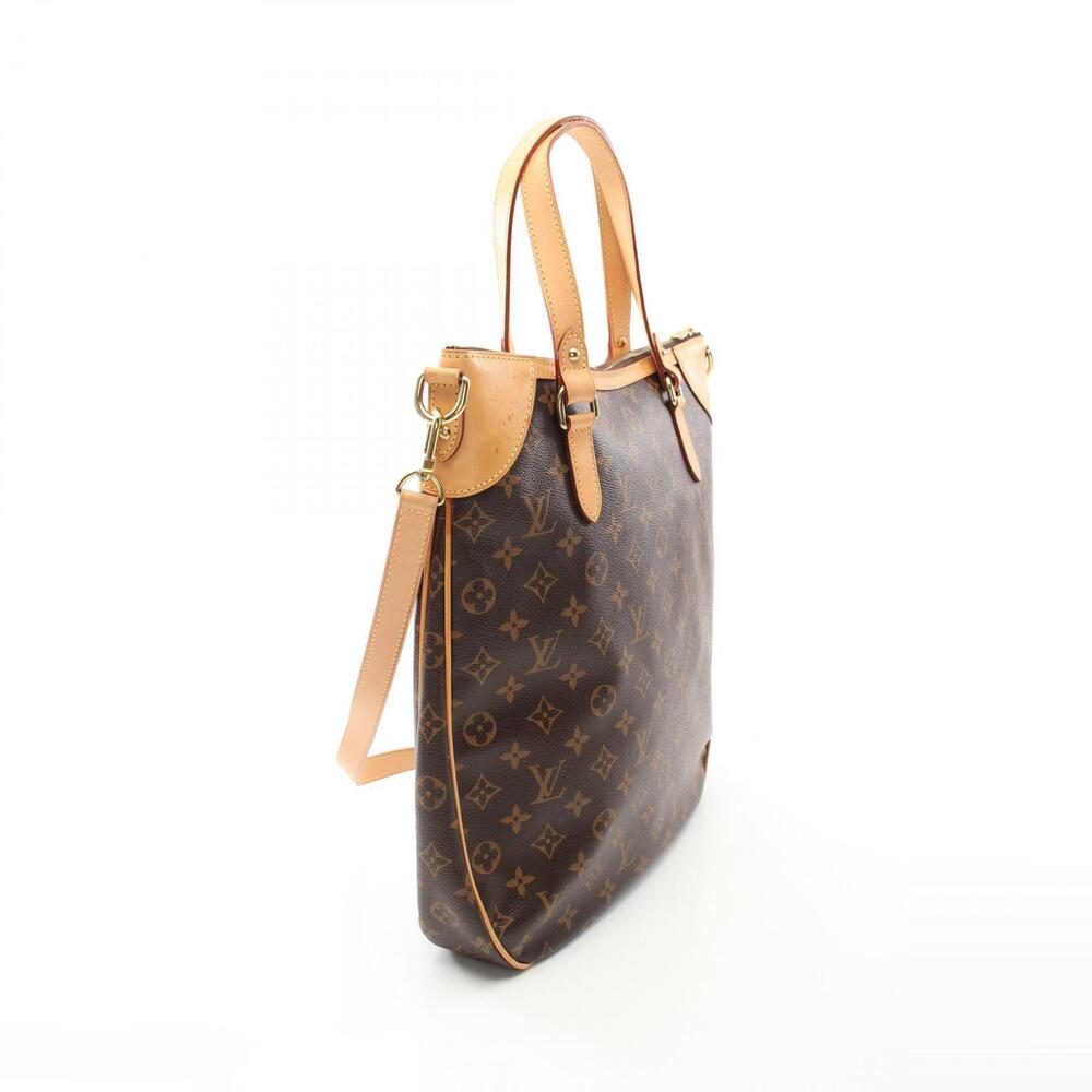 Louis Vuitton Odeon handbag brown Monogram leather canvas